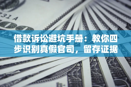 北京借款诉讼避坑手册：教你四步识别真假官司，留存证据不踩雷