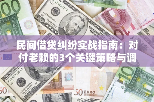 北京民间借贷纠纷实战指南：对付老赖的3个关键策略与调解盲区解析