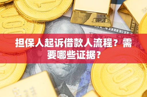 北京担保人起诉借款人流程?需要哪些证据? 北京担保人起诉借款人流程?需要哪些证据?
