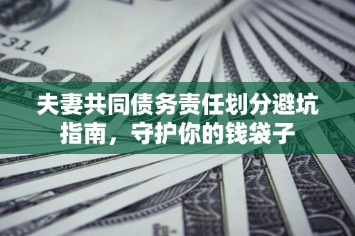 北京夫妻共同债务责任划分避坑指南，守护你的钱袋子